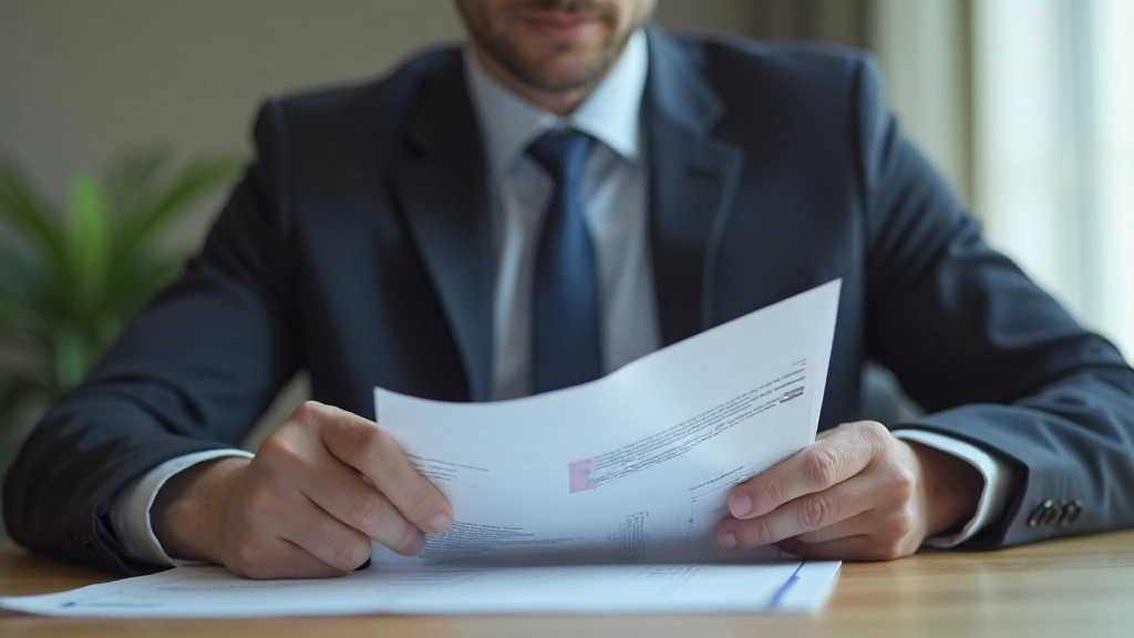 Фото профессионала, изучающего информацию о кредитных рейтингах