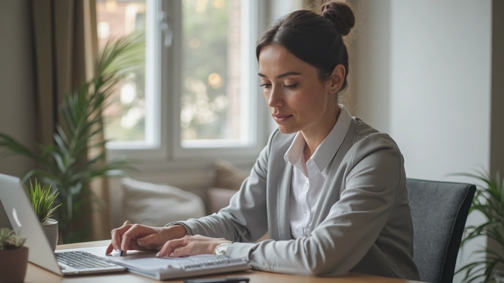 Профессиональное изображение работы с кредитным рейтингом и документами