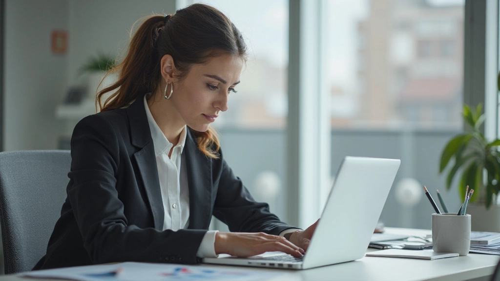 Профессионал анализирует финансовые графики и отчеты